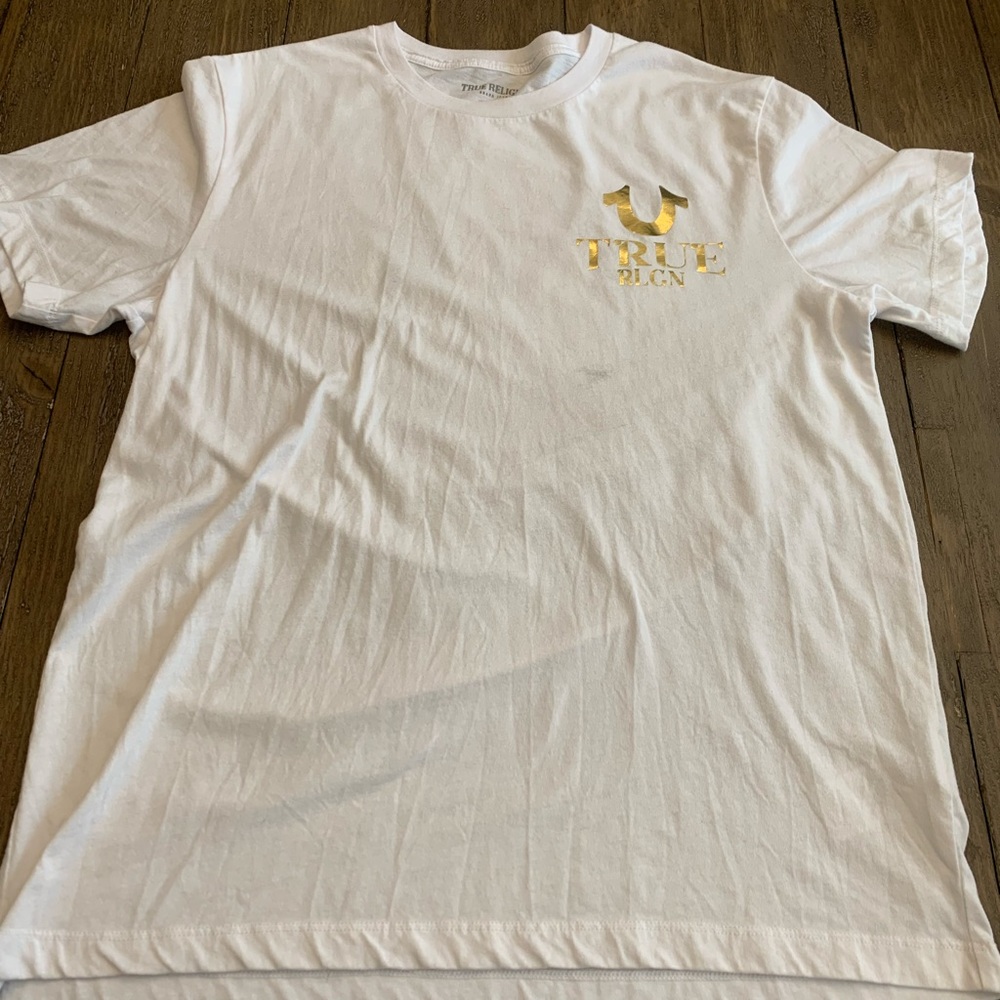 True Religion Shirt Large Runs Medium No Stains Good Quality Condition - Picture 3 of 4
